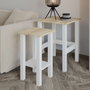 Hanah Home Gina 2 - Blanco, Roble Zafiro